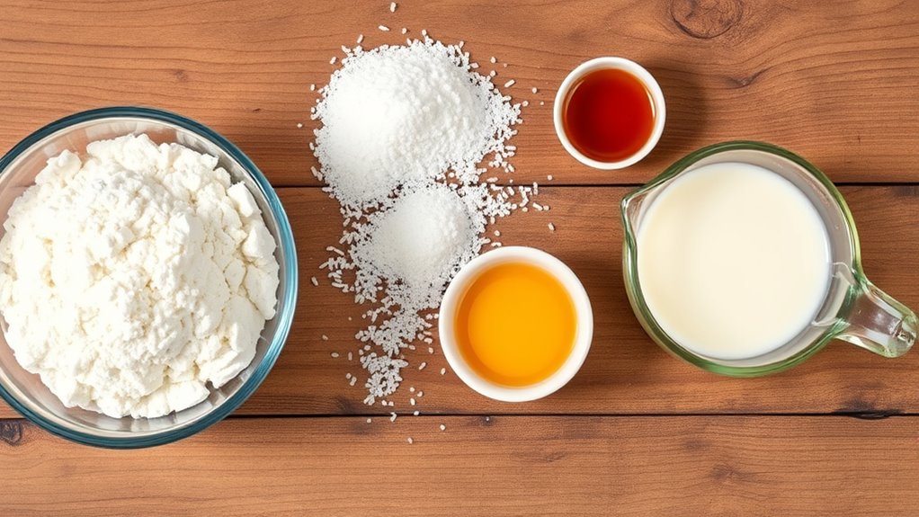 mochi waffle ingredient essentials