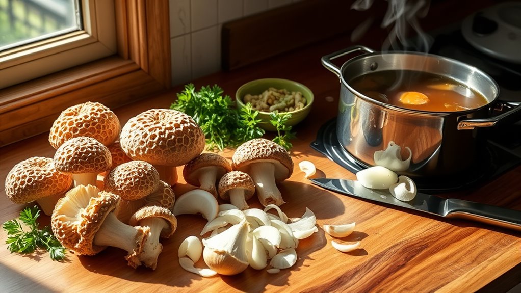mushroom preparation with care