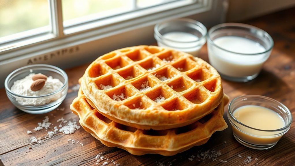 no egg waffle recipe