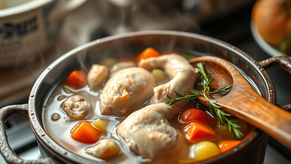 nourishing flavorful chicken soup