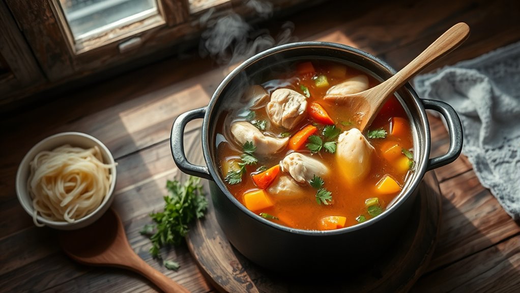 nourishing soup preparation process