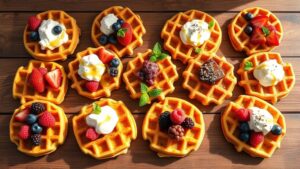 nutritious breakfast waffle recipes