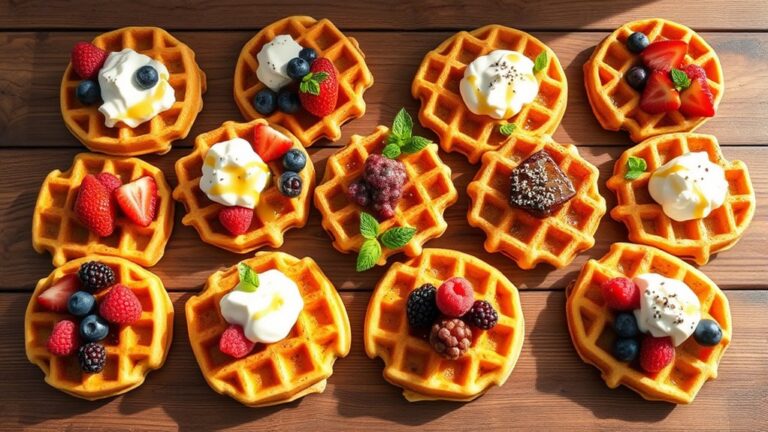 nutritious breakfast waffle recipes