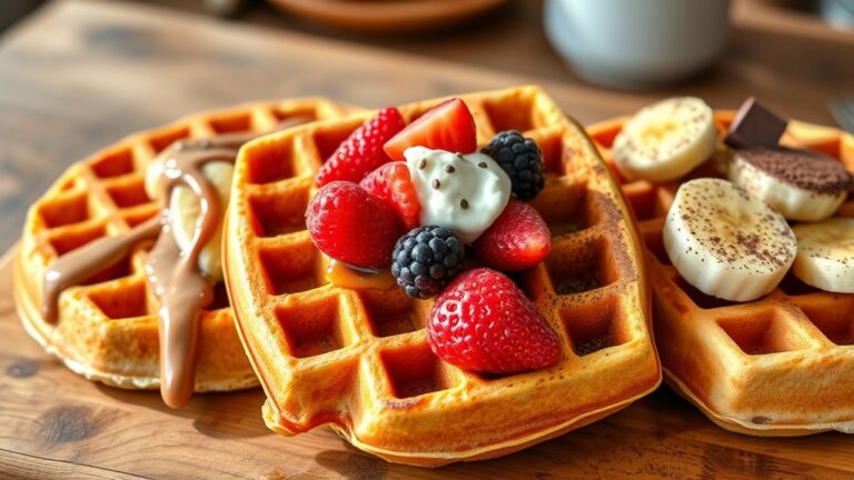 nutritious high protein waffles