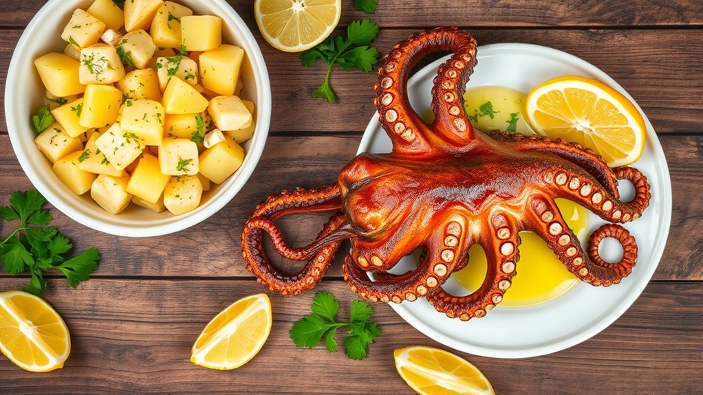 octopus potato salad ingredients