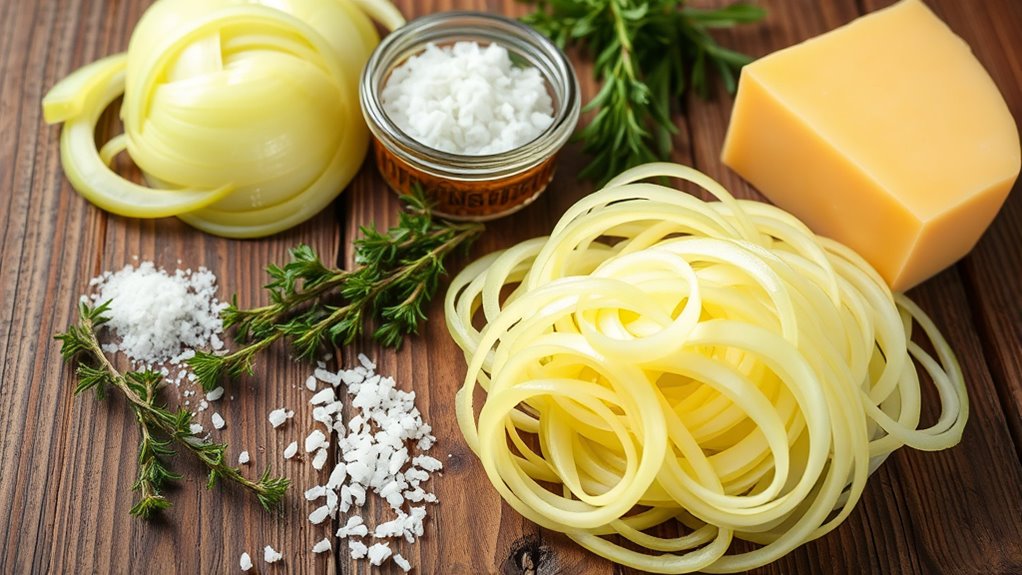 onions butter stock wine