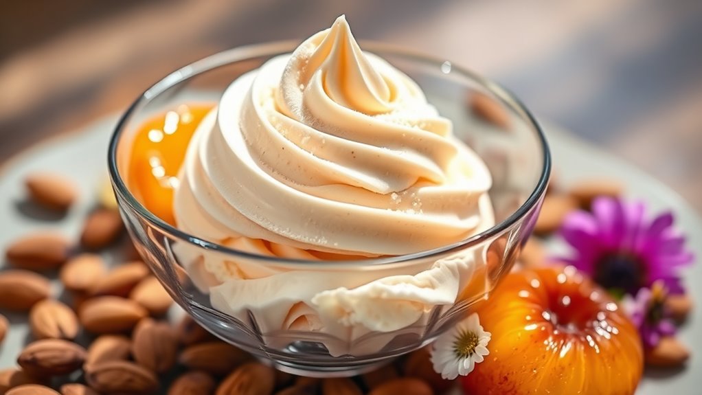 optimize peach ice cream
