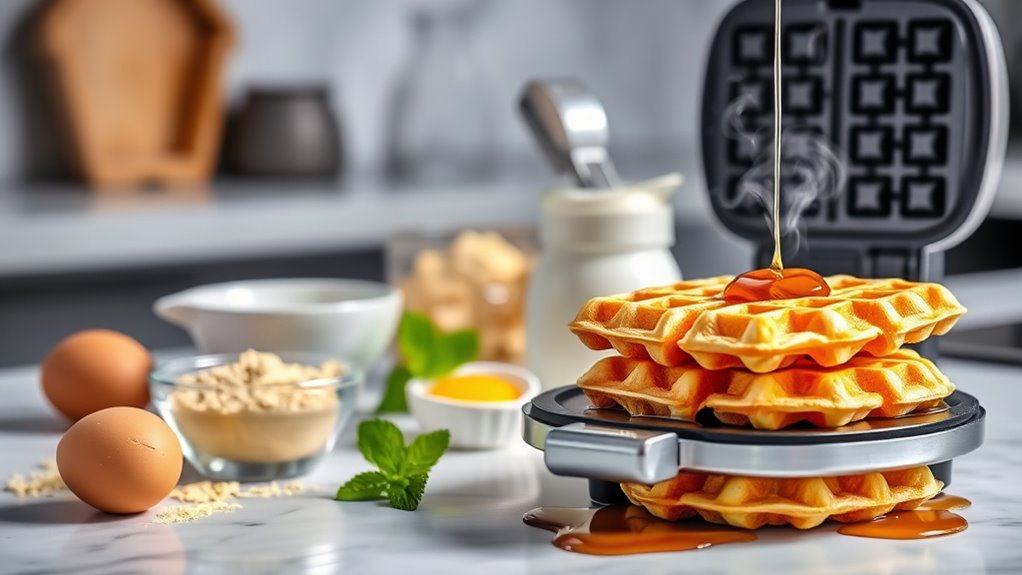 organize workspace for waffles