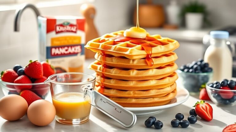 pancake mix waffle recipe