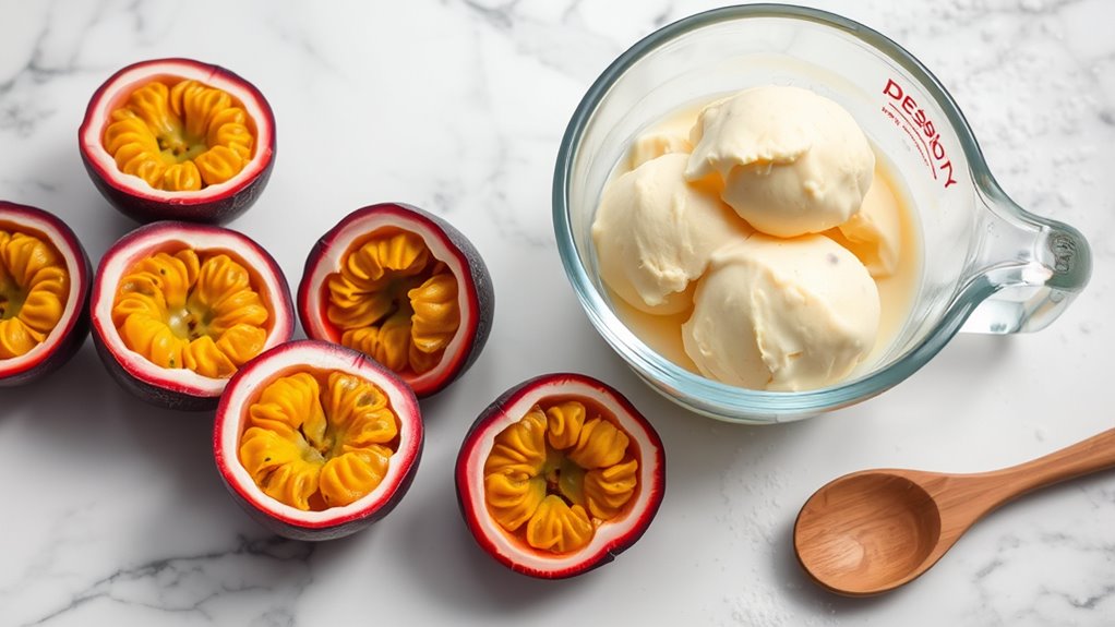 passion fruit ice cream recipe