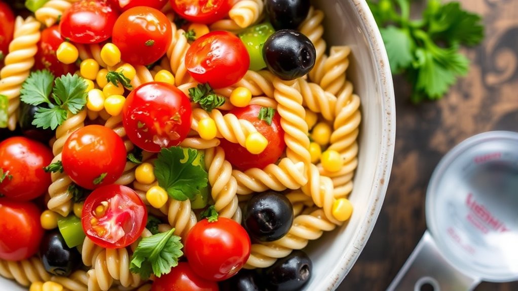 pasta salad ingredient options