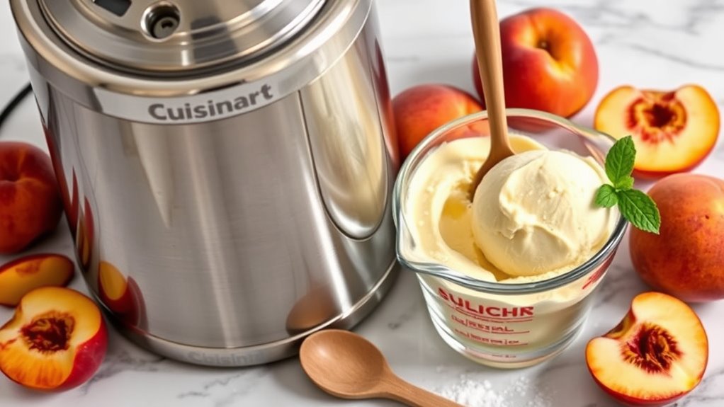 peach ice cream ingredients guide