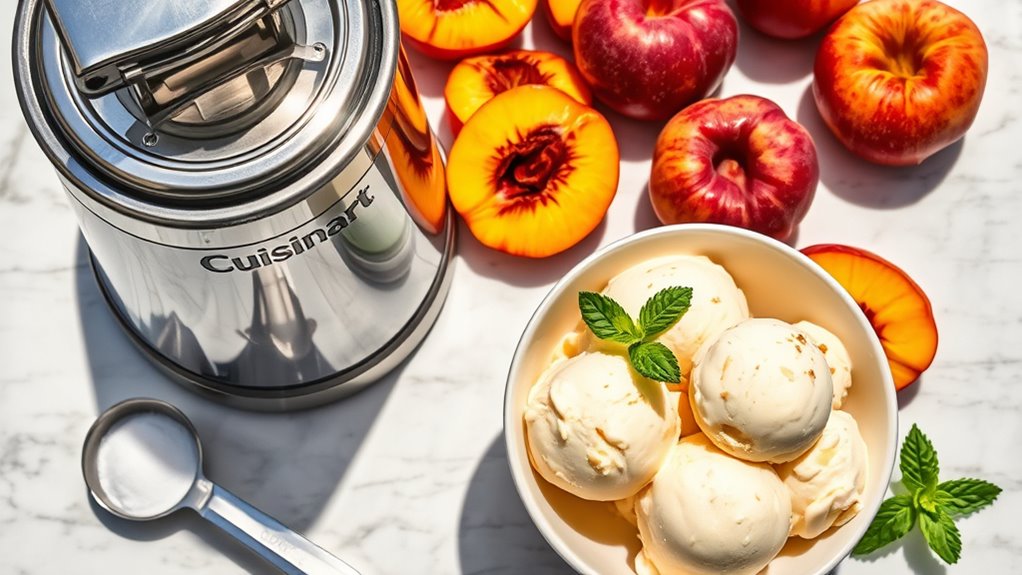 peach ice cream ingredients list
