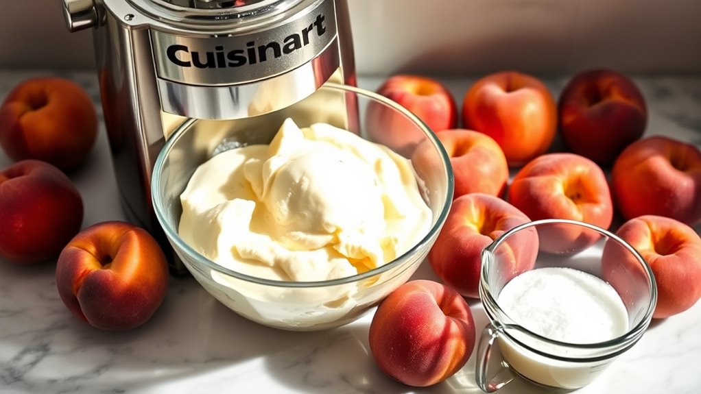 peach ice cream ingredients list