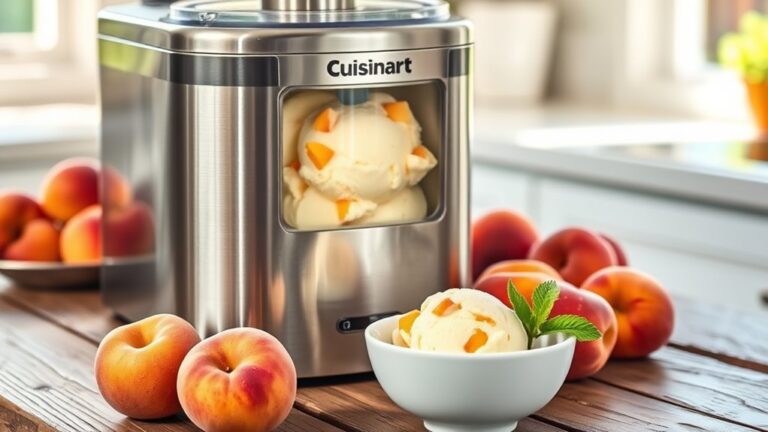 peach ice cream recipe