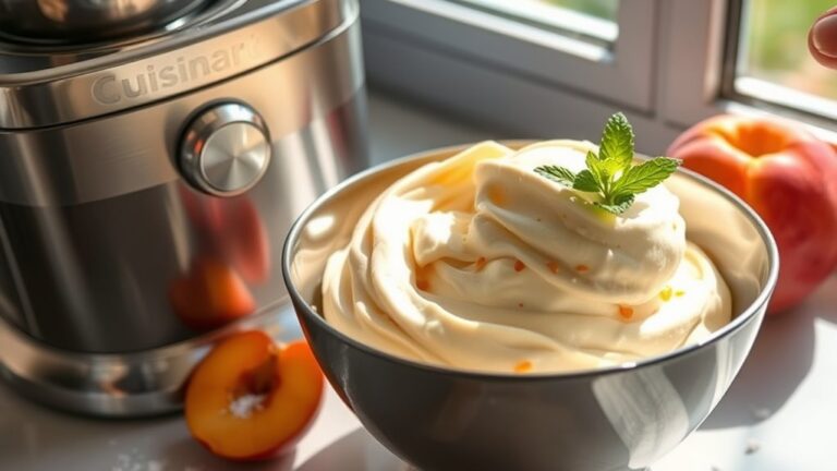 peach ice cream recipe