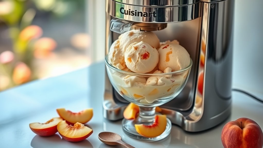 peach ice cream recipe