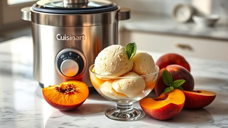 peach ice cream recipes