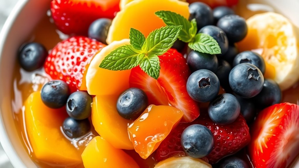 peach pie fruit salad