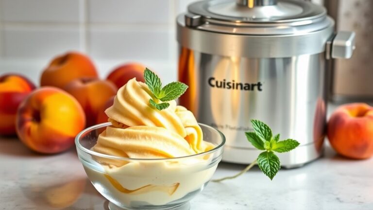 peach recipes for ice cream
