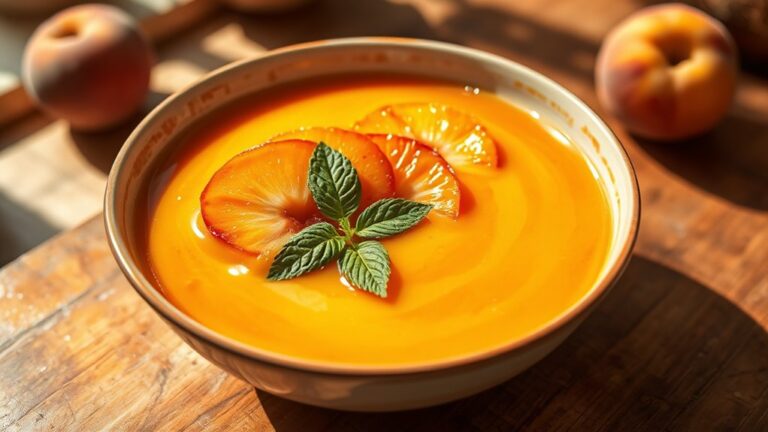 peach soup cooking instructions