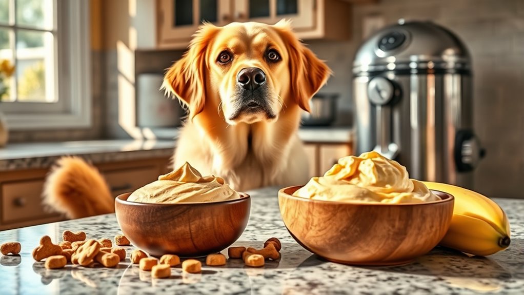 peanut butter dog ice cream
