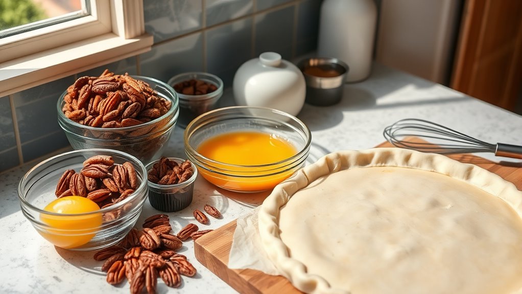 pecan pie preparation steps