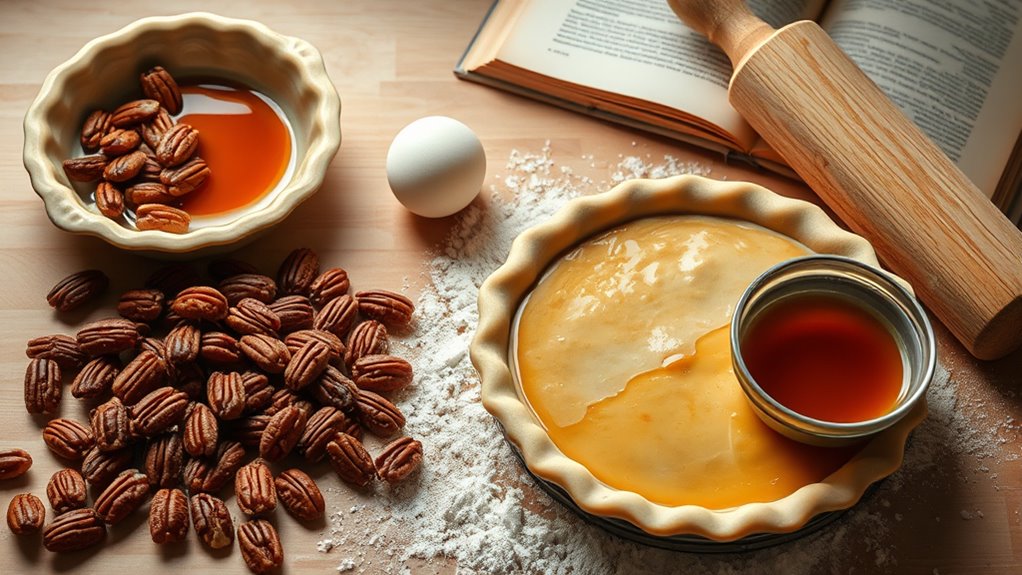 pecan pie preparation steps