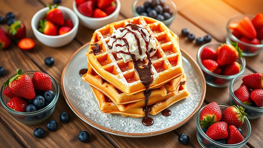 perfect belgian waffle ingredients