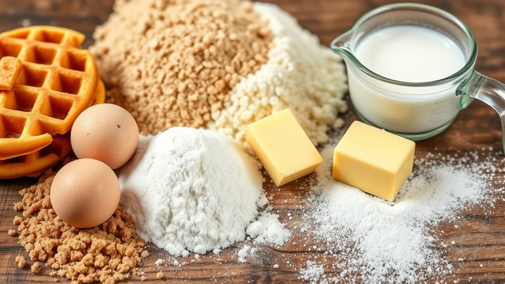 perfect belgian waffle ingredients