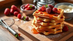 perfect belgium waffle recipe