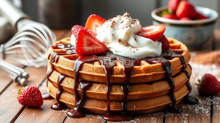 perfect chocolate waffles recipe