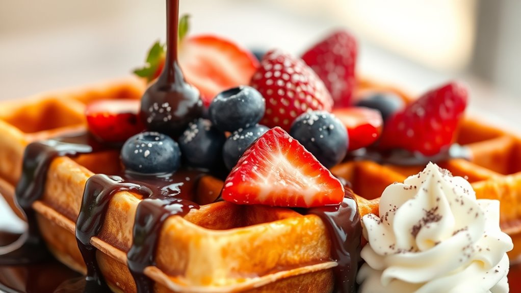 perfect crispy fluffy waffles