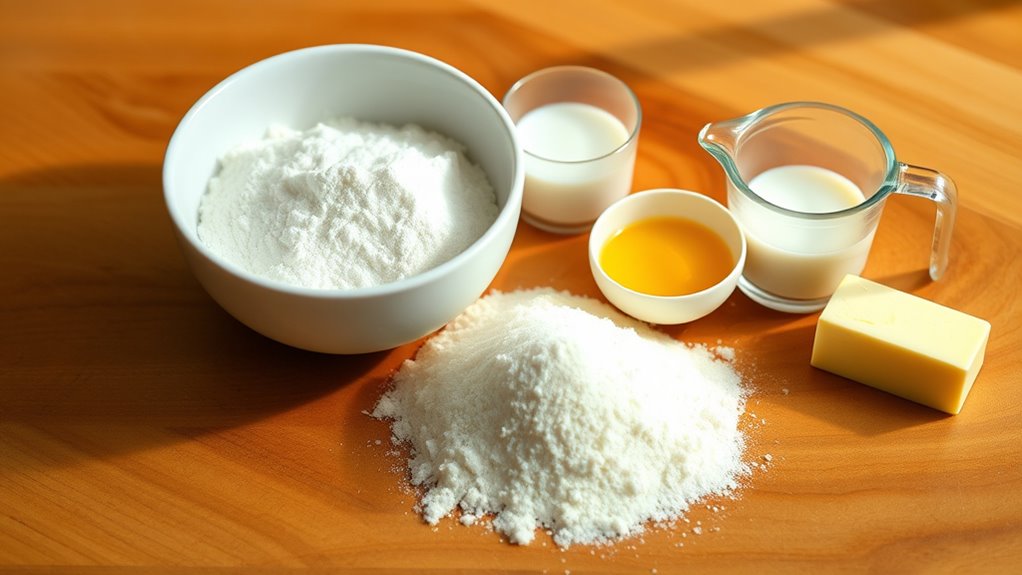 perfect homemade waffle ingredients