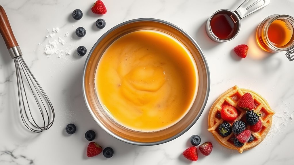 perfect homemade waffle recipe