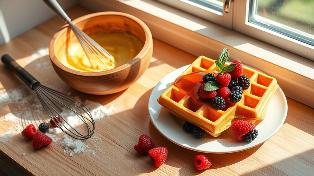 perfect homemade waffle recipe
