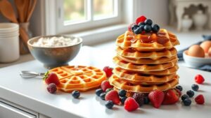 perfect homemade waffles recipe