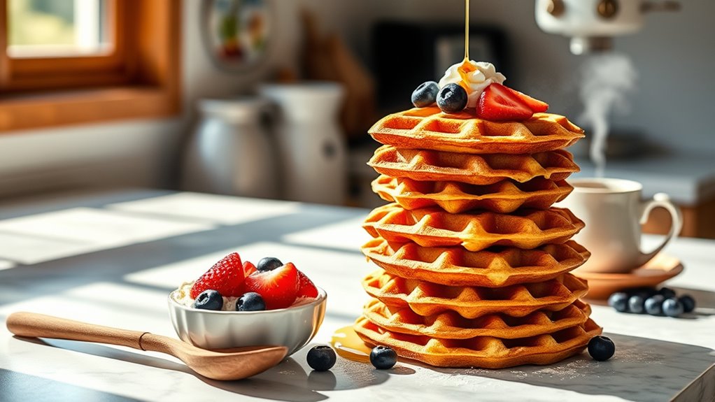perfect kodiak cake waffles
