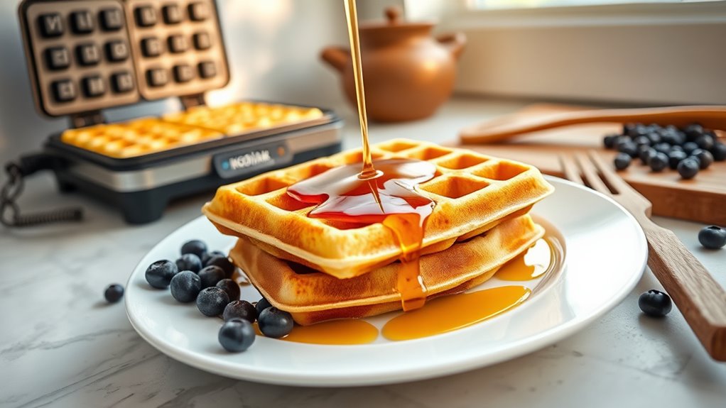 perfect kodiak cakes waffles