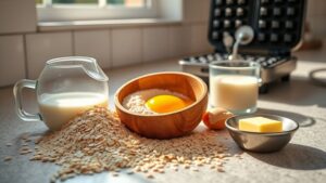 perfect oatmeal waffle recipe