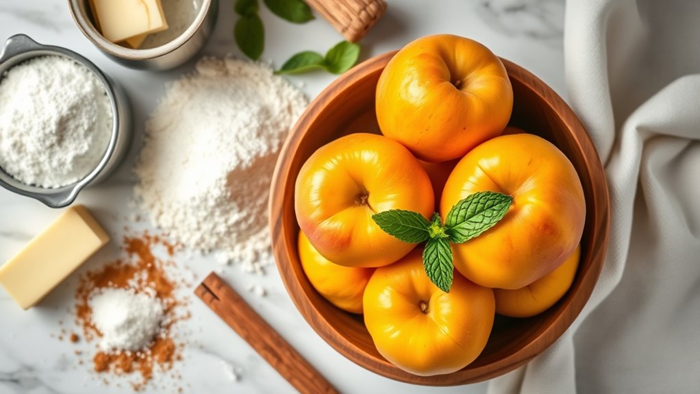 perfect peach pie ingredients