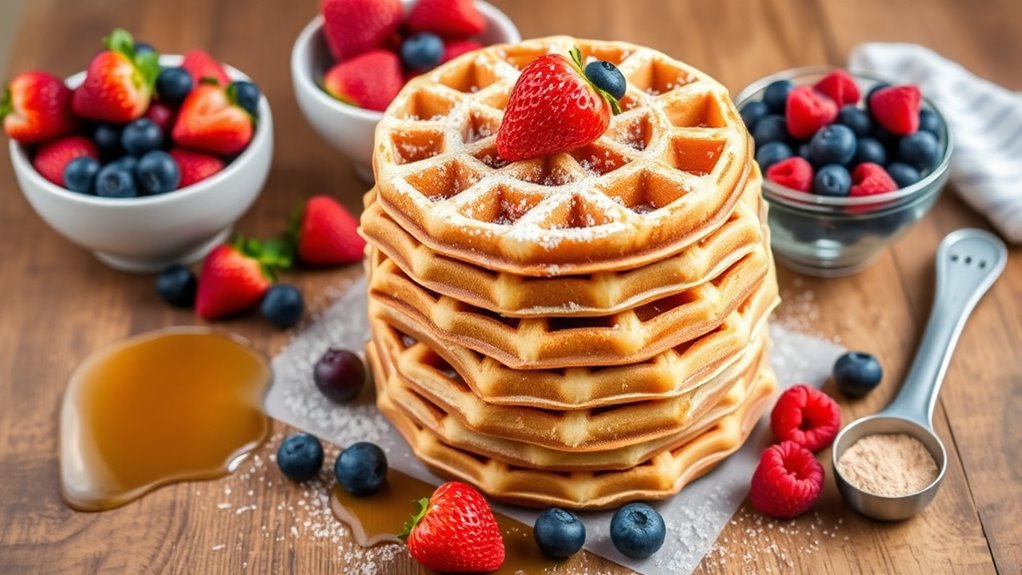 perfect protein waffle recipe