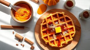 perfect pumpkin waffle recipe