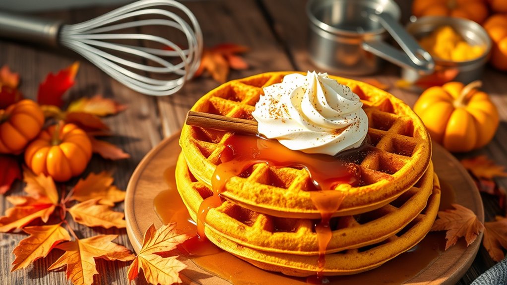 perfect pumpkin waffles recipe
