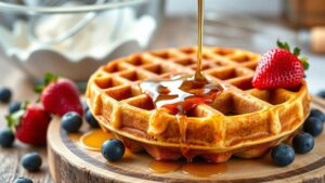 perfect sourdough waffles recipe