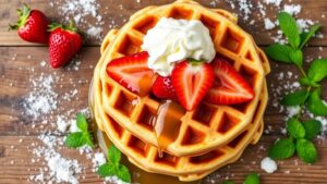 perfect strawberry waffle recipe