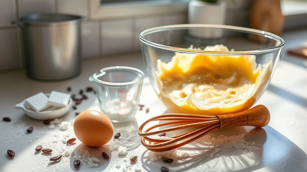 perfect waffle batter preparation