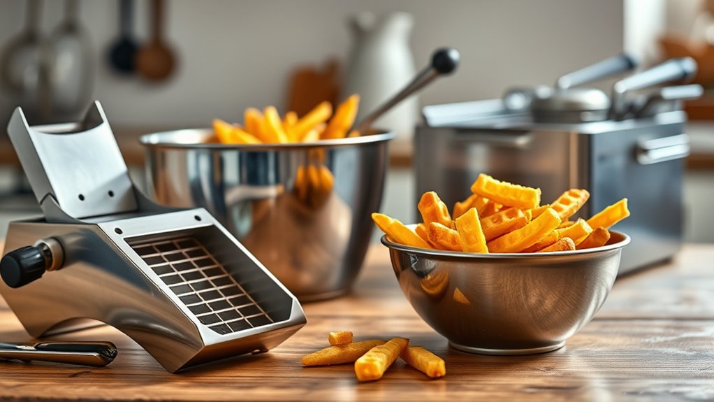 perfect waffle fries tools
