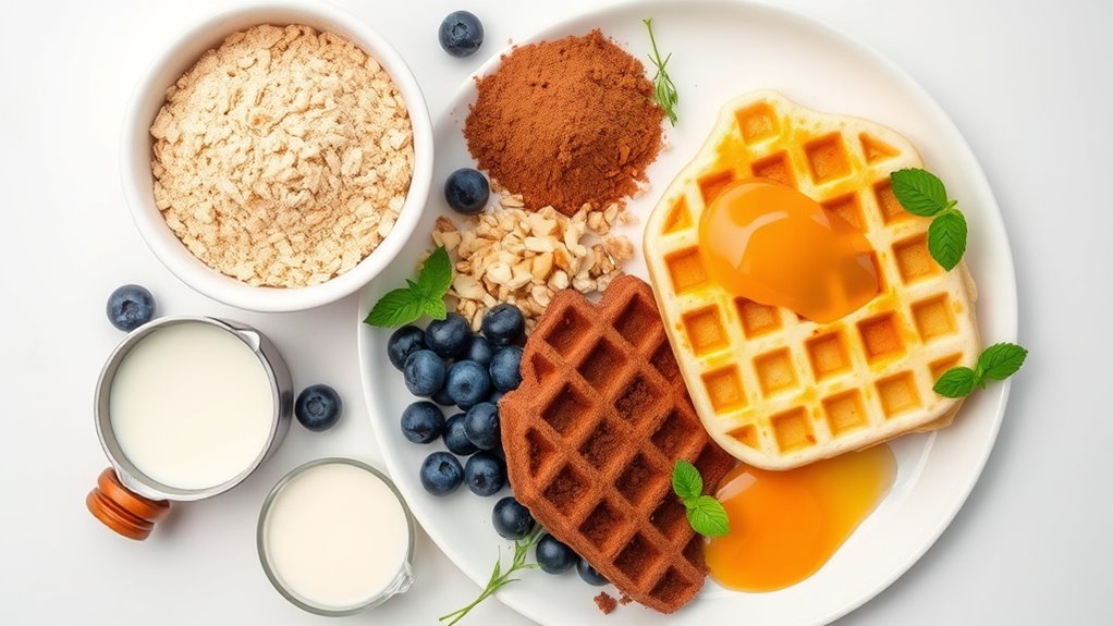 perfect waffle mix ingredients