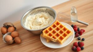 perfect waffle mix recipe